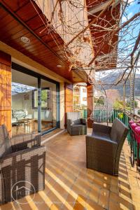 Et opholdsområde på Maison 3 chambres, espace et jolie vue