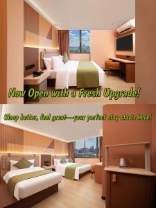 Postel nebo postele na pokoji v ubytování Hotel 165 - Newly Renovated