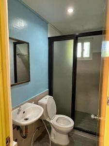 Koupelna v ubytování Island Stays