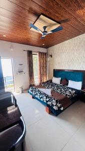 Χώρος καθιστικού στο The Pari's world Restuarant & Home Stay