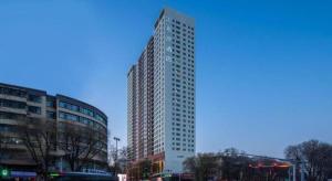 El edificio en el que está el hotel