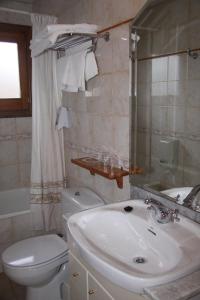 Koupelna v ubytování Casa Francho
