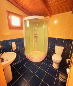 Koupelna v ubytování Kybele Nature Life