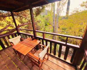 Balkón nebo terasa v ubytování Kybele Nature Life + 42 fotografií