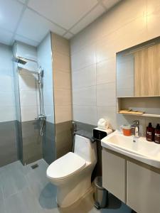 Phòng tắm tại Fumi Residence Hanoi