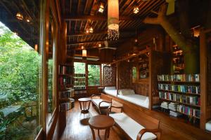 Biblioteket i villaen