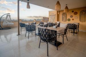 Posezení v ubytování Tiye Pyramids Hotel