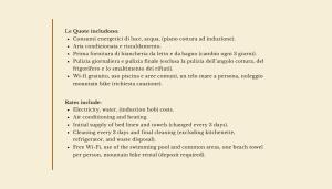 a screenshot of a page of a document at Residence with panoramic swimming pool in Porto San Paolo just 850 mt from the sea in Porto San Paolo