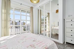 Giường trong phòng chung tại Casa José