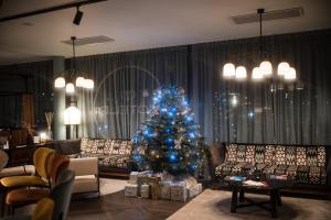 Posezení v ubytování Hotel D Bulle - La Gruyère