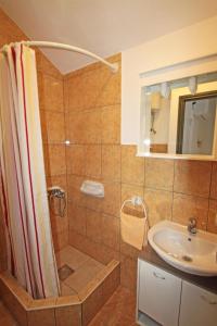 Koupelna v ubytování House Anamaria