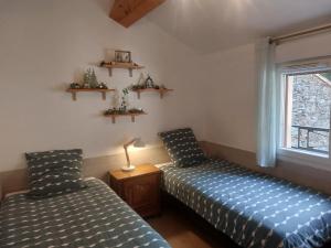 Postel nebo postele na pokoji v ubytování La Fontchaude (Cabrespine)