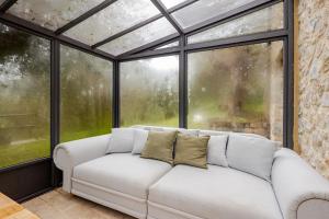 Χώρος καθιστικού στο Charming Tuscany Villa With Private Infinity Pool