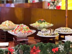 a group of plates of food on a table at Crowne Plaza Danang, an IHG Hotel in Danang +167 photos