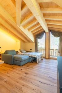 Χώρος καθιστικού στο Mot chalet