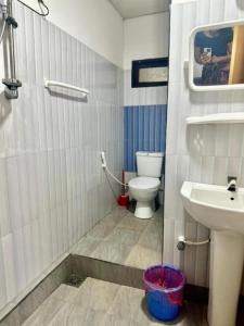 Koupelna v ubytování Hide Jungle