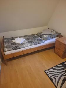 Ένα ή περισσότερα κρεβάτια σε δωμάτιο στο Stadtschänke