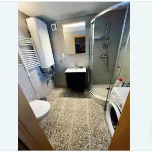 Vannituba majutusasutuses Kemp Ubislav