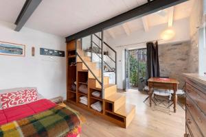 Χώρος καθιστικού στο Loft e Veranda sul Lago di Como