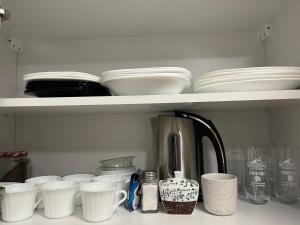 Η κουζίνα ή μικρή κουζίνα στο Central Loft Mimozelor +4 φωτογραφίες