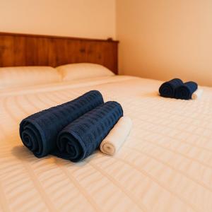 Voodi või voodid majutusasutuse Chalet isolé avec jacuzzi et vue panoramique toas