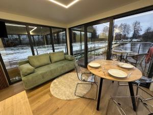 Χώρος καθιστικού στο Pensjonat Bobrowy Dwór