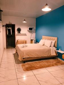 Postel nebo postele na pokoji v ubytování Pousada Alforria -Lavras Novas