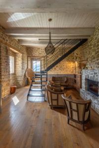 Χώρος καθιστικού στο Palazzo Serre - Natura & Piscina