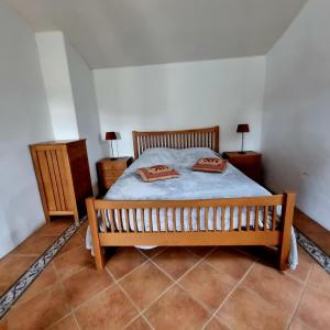 Postel nebo postele na pokoji v ubytování Gîte spacieux + 3 fotografie