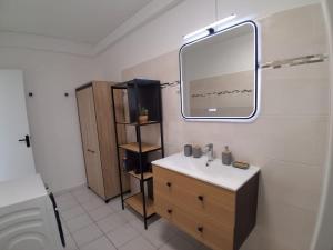 Koupelna v ubytování Bas de Villa - Ti Lav Lodge - Saint-Claude + 16 fotografií