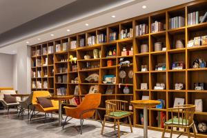 Χώρος καθιστικού στο Parkman Hotel Beijing Shunyi Hyundai Motor Center Branch