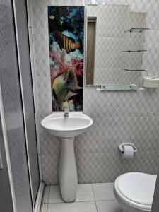 Koupelna v ubytování casa entera 2 pisos