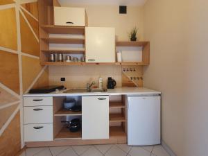 Una cocina o kitchenette en Villa Gold Poznań