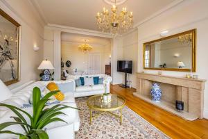 Et tv og/eller underholdning på Luxury three-bedroom apartment in Nottingham City Centre