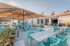 Restaurace v ubytování Camping carry le rouet Lou Soulei