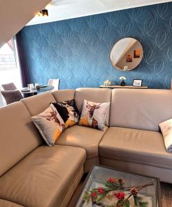 Posezení v ubytování Ferienwohnung Neckel Hohnstorf