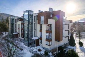 Nespecifikovaný výhled na hory nebo výhled na hory při pohledu z apartmánu