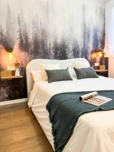 Ένα ή περισσότερα κρεβάτια σε δωμάτιο στο IMROF - Mountain Lodge