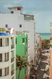 Общий вид на море или вид на море из отеля