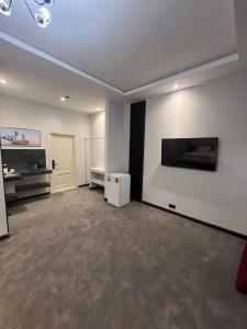 Η κουζίνα ή μικρή κουζίνα στο Отель Преображенский