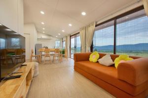 Χώρος καθιστικού στο Muji Kaoyai At Mine Hills