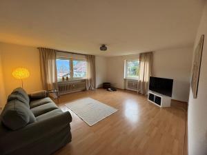 TV a/nebo společenská místnost v ubytování Ferienwohnung Do Blym