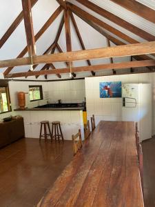 Køkken eller tekøkken på Quintal dos buritis + 25 billeder