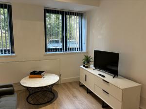 Et tv og/eller underholdning på Cozy Studio in Solihull with Parking - NEC or Airport