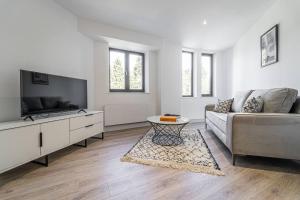 Et tv og/eller underholdning på Chic studio in Solihull Centre, NEC