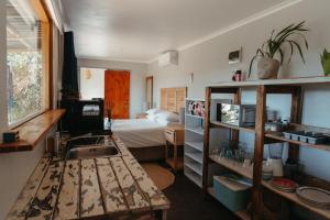 Ένα ή περισσότερα κρεβάτια σε δωμάτιο στο Mountain Magic Hoekwil