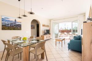 Et opholdsområde på Villa Sara