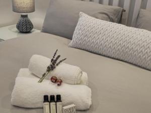 En eller flere senge i et værelse på Gracia del Mar