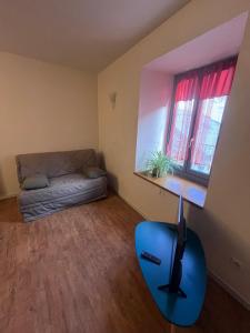 Posezení v ubytování Appartement au centre d'un joli village Alpin