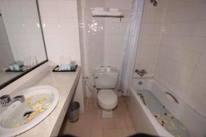 Bilik mandi di Myanmar Life Hotel